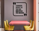 Teamwork Quote Team Business Office Space Interior Stickers